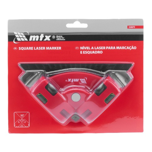 Nível a laser esquadro alcance 10 metros com prumo - 350079 Nível a laser esquadro alcance 10 metros com prumo - 350079