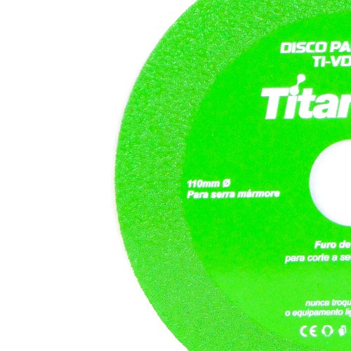 Disco diamantado segmentado 110 mm para vidro - 08581