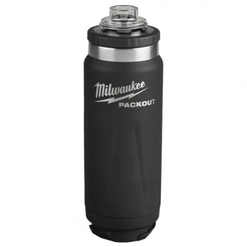 Garrafa t�rmica com isolamento a v�cuo 700ml Preto - PACKOUT