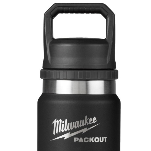 Garrafa t�rmica com isolamento a v�cuo 700ml Preto - PACKOUT
