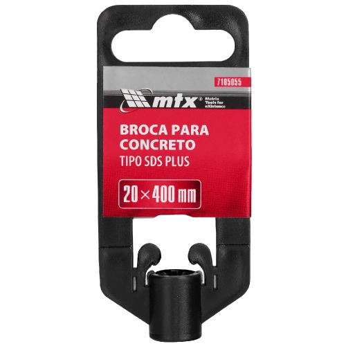 Broca de w�dea para concreto 20 x 400 mm SDS Plus - 7105055