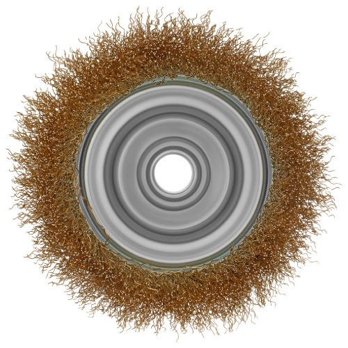 Escova de a�o tipo copo ondulada 4