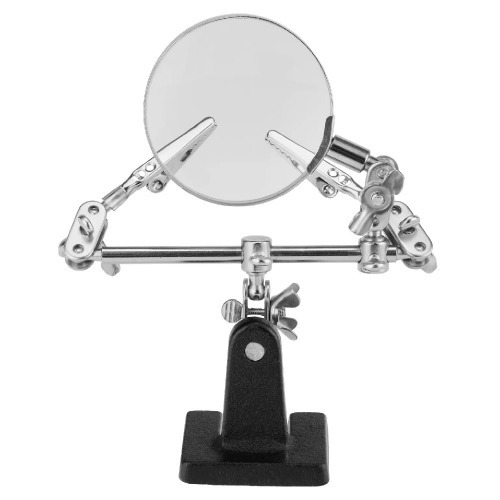 Lupa com garras e suporte para ferro de solda - 9146055