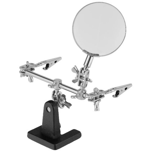 Lupa com garras e suporte para ferro de solda - 9146055