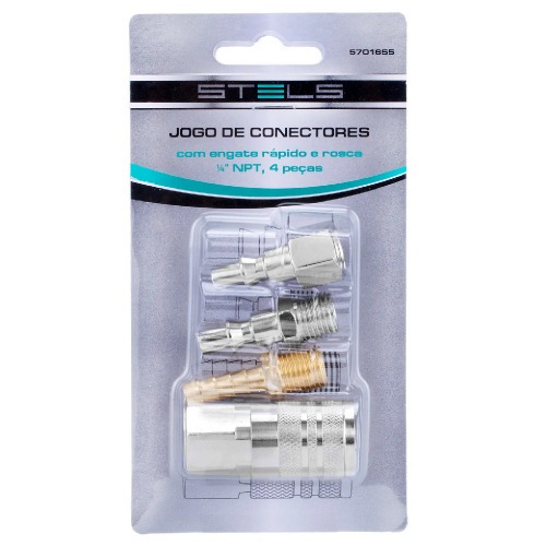 Kit de engate rápido 4 peças - 5701655 Kit de engate rápido 4 peças - 5701655