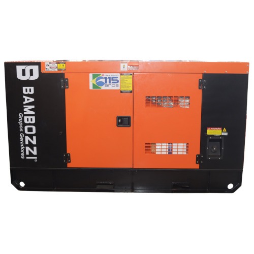 Gerador de energia 30 Kva a diesel cabinado trif�sico 220/127V - BA30-R