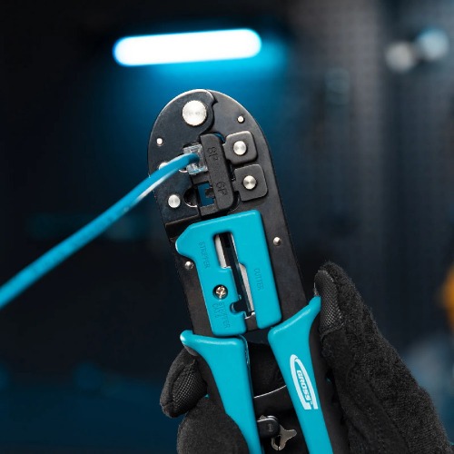 Alicate Desencapador Crimpador e Cortador de Fios 8 Alicate Desencapador Crimpador e Cortador de Fios 8