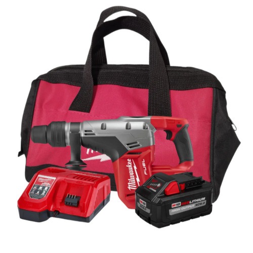 Martelo Perfurador Rompedor a bateria 18V 6,9 joules encaixe SDS Max com 1 bateria FUEL - 2717  110V/220V