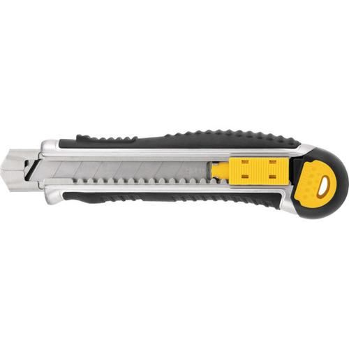 Estilete largo metálico 18 mm emborrachado com 5 lâminas - VDC5 Estilete largo metálico 18 mm emborrachado com 5 lâminas - VDC5