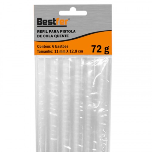 Bast�o de cola quente 11 x 150 mm 6 pe�as - BFH1115