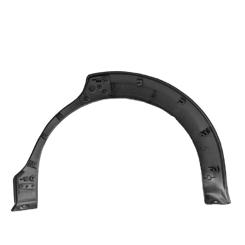 Moldura Mobi Way 2016 a 2021 Trek/Like 2021 a 2025 traseiro esquerdo preto texturizado - 3341