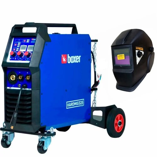 Kit Inversora de solda Multiprocesso 300A Hardmig 325 Flex + Máscara de solda automática Kit Inversora de solda Multiprocesso 300A Hardmig 325 Flex + Máscara de solda automática