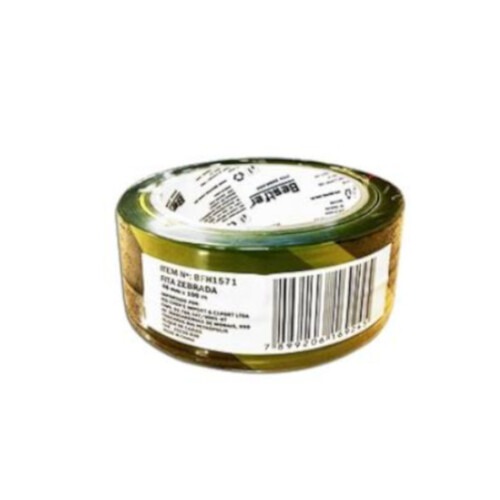 Fita zebrada para demarca��o 48 mm x 100 metros - BFH1571