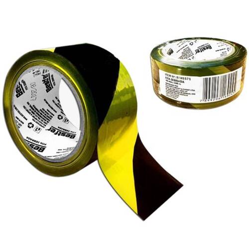 Fita zebrada para demarca��o 48 mm x 100 metros - BFH1571