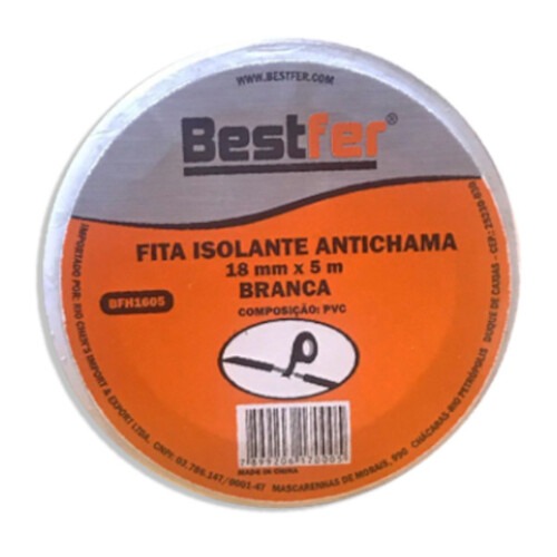Fita isolante anti-chamas 18 mm x 5 m - BFH1605