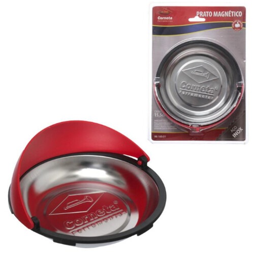 Bandeja magn�tica redonda 150 mm inox - 9910001 