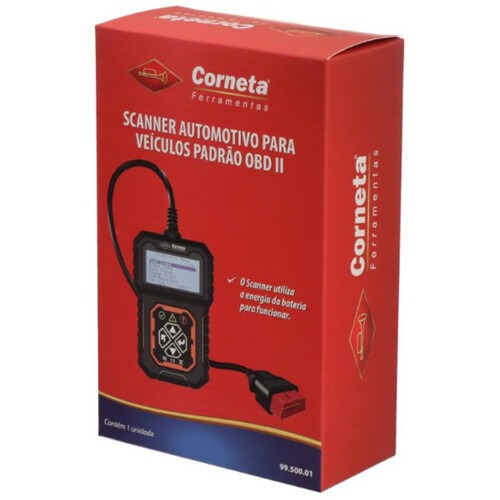 Scanner automotivo para ve�culos padr�o OBD II - 9950001