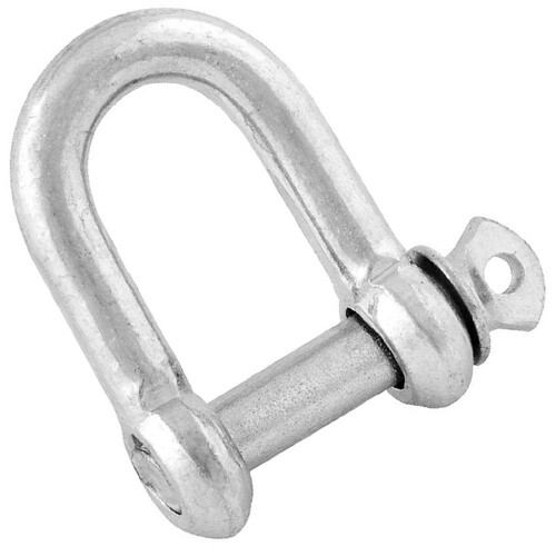 Manilha reta para cabo de aço 3/16 Manilha reta para cabo de aço 3/16