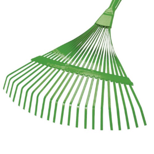 Vassoura ancinho met�lica 22 dentes fixa com cabo - FJ-1101