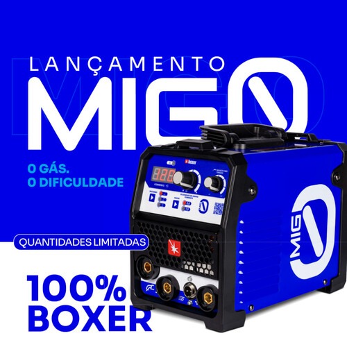 Inversora de solda Mig sem g�s 120A Multiprocesso com acess�rios - MIG0  110V/220V