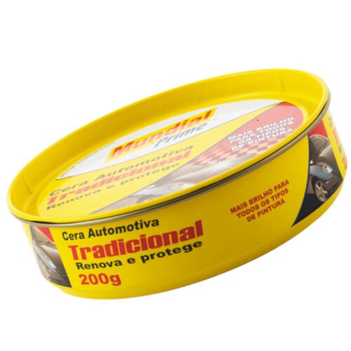Cera automotiva auto brilho 200g - PT04000001