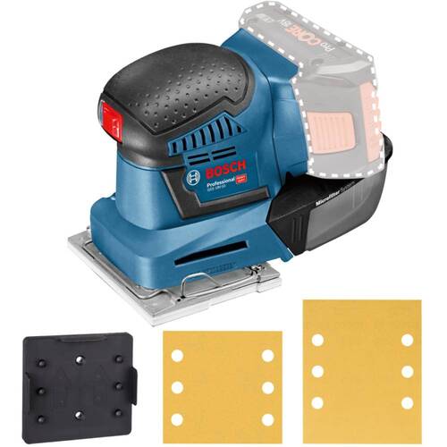 Lixadeira orbital a bateria 18V 113 x 101 mm Sem Bateria - GSS 18V-10