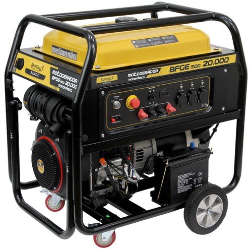 Gerador de energia 19 Kva a gasolina partida el�trica monof�sico - BFGE 20.000 Rental