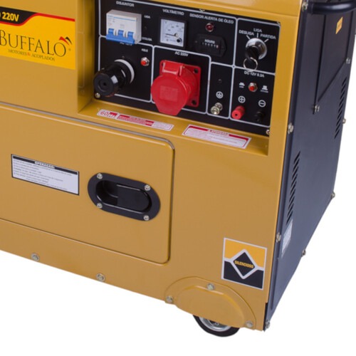 Gerador de energia 6,9 Kva a diesel partida el�trica trif�sico - BFDE 6.500