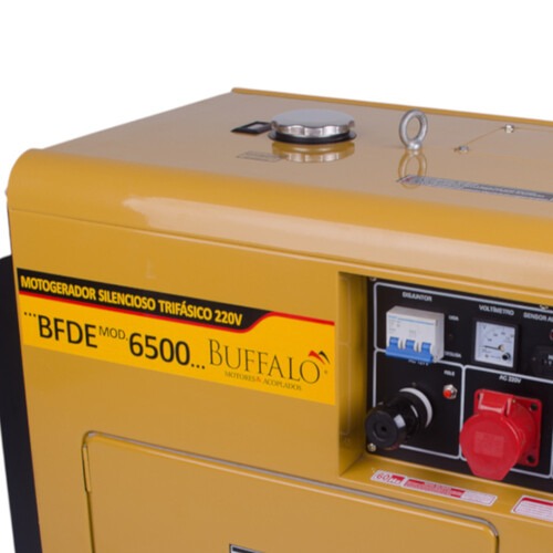 Gerador de energia 6,9 Kva a diesel partida el�trica trif�sico - BFDE 6.500