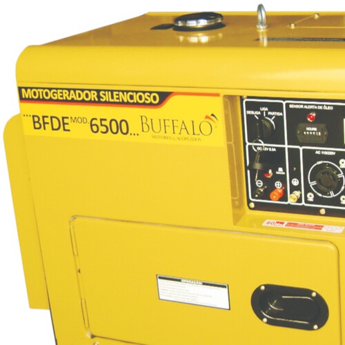 Gerador de energia 5,5 Kva a diesel partida el�trica monof�sico - BFDE 6.500