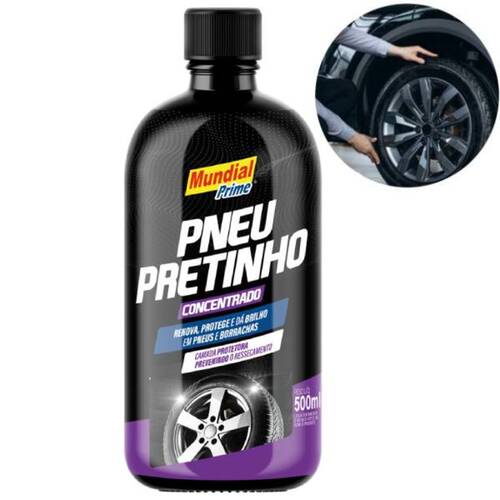 Limpa pneus automotivo pretinho 500 ml - LI04000032