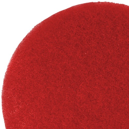 Disco limpador 350 mm vermelho para enceradeira