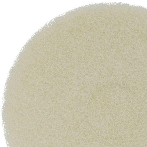 Disco lustrador para enceradeira 350 mm branco