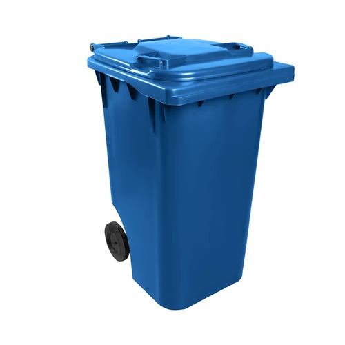 Carrinho coletor de lixo 240 litros sem pedal - 13627