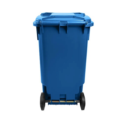 Carrinho coletor de lixo 240 litros sem pedal - 13627