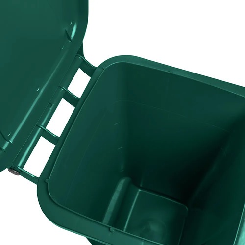 Carrinho coletor de lixo 120 litros sem pedal - 13747