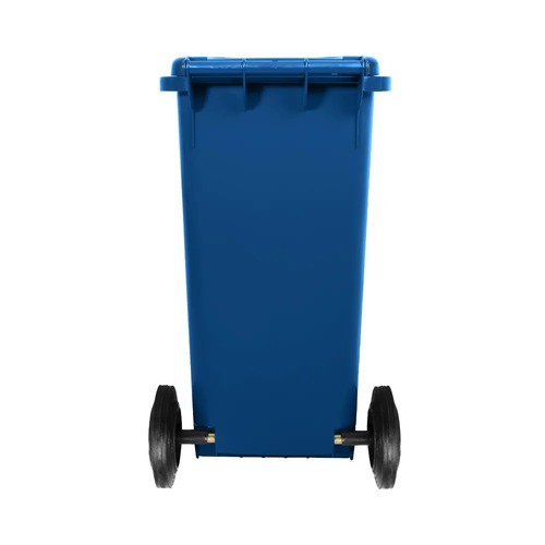 Carrinho coletor de lixo 120 litros sem pedal - 13741