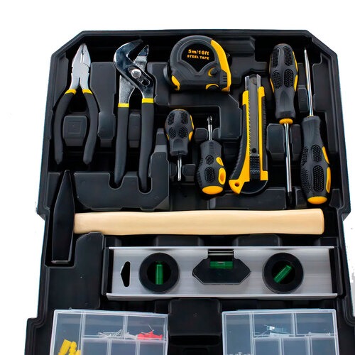 Jogo de ferramentas 254 pe�as com maleta de alum�nio - 5729