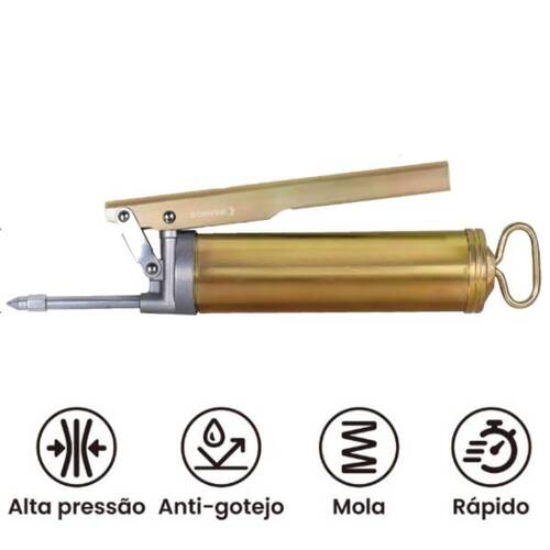 Engraxadeira manual capacidade de 400cc - BOM-1664