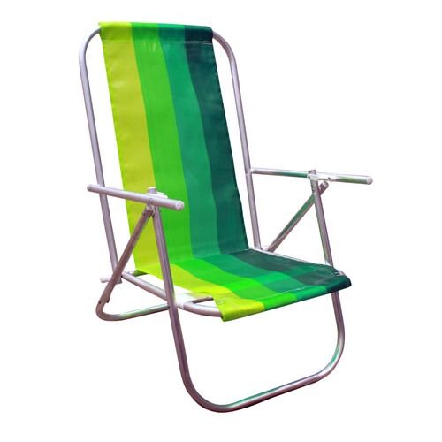 Cadeira de praia dobr�vel em 2 posi��es - CAD0041