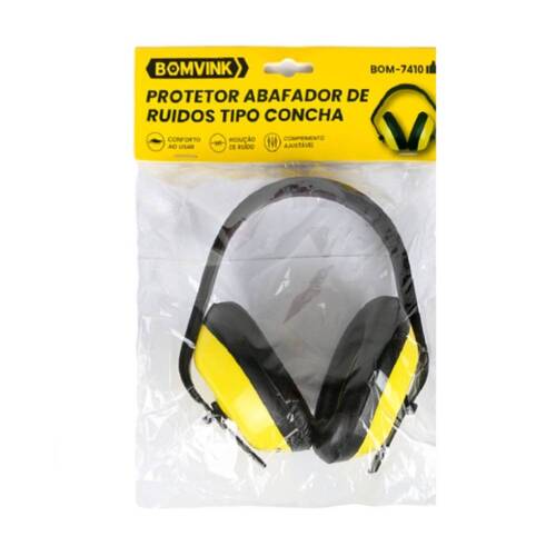 Abafador de ru�dos tipo concha - BOM-7410
