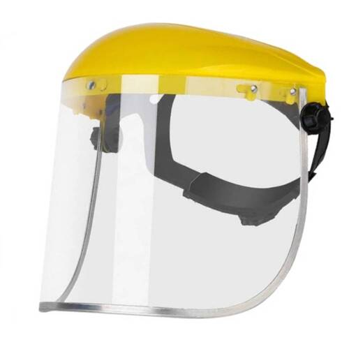 Protetor facial incolor 265mm com catraca - BOM-7420