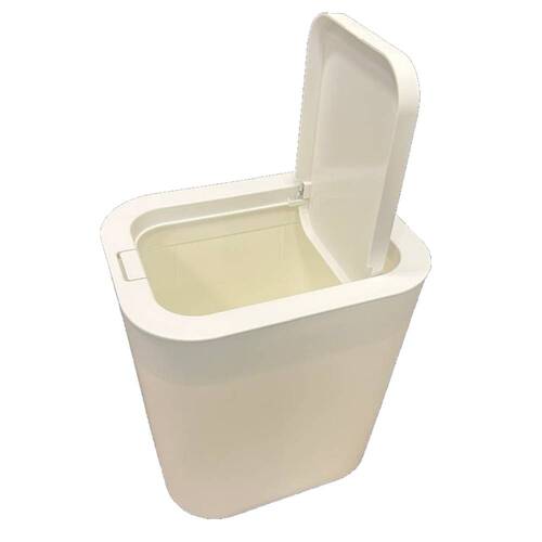 Lixeira pl�stica push click 12 litros com tampa