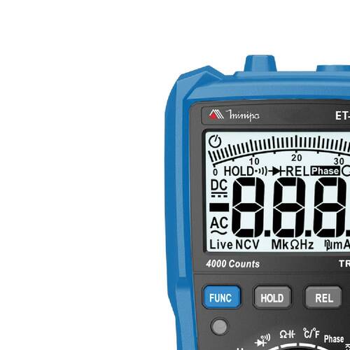 Mult�metro digital port�til True RMS CAT IV 600V - ET-1639B