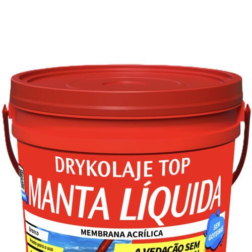 Manta líquida impermeabilizante para lajes 4kg - DRYKOLAJE TOP Manta líquida impermeabilizante para lajes 4kg - DRYKOLAJE TOP