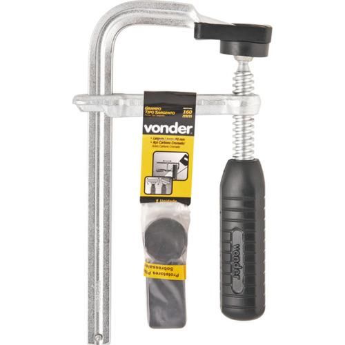 Grampo sargento para marceneiro 160 mm x 80 mm Grampo sargento para marceneiro 160 mm x 80 mm