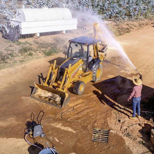 Lavadora alta vaz�o industrial  3 hp 2400L/H 580 libras com mangueira 10 m - HF 2400  220V