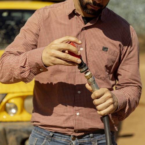 Lavadora alta vaz�o industrial  3 hp 2400L/H 580 libras com mangueira 10 m - HF 2400  220V