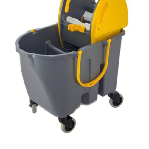 Balde espremedor Due 30L amarelo e cinza - Tonk