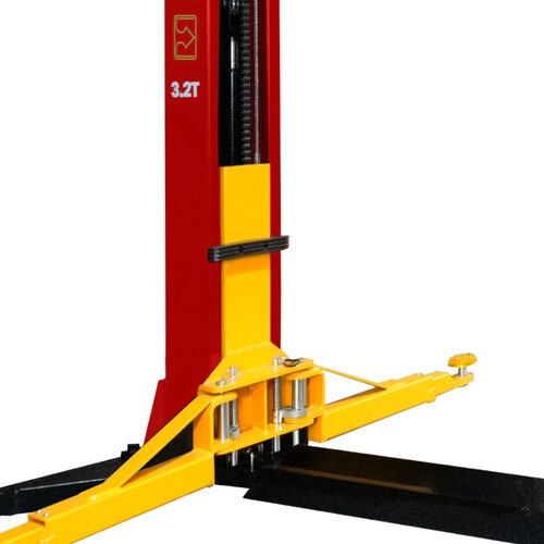 Elevador automotivo 3,2T com base double lock monofásico vermelho - REHI032-B 220V Elevador automotivo 3,2T com base double lock monofásico vermelho - REHI032-B 220V